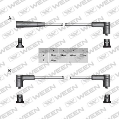 Ween 110-5093 - Комплект проводів запалювання avtolavka.club