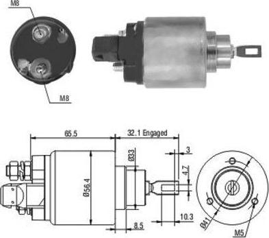 WE PARTS 471480004 - Тягове реле, стартер avtolavka.club