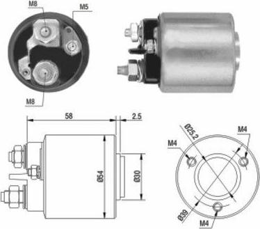 WE PARTS 471480015 - Тягове реле, стартер avtolavka.club