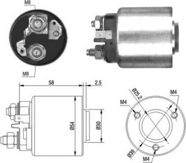 WE PARTS 471480011 - Тягове реле, стартер avtolavka.club