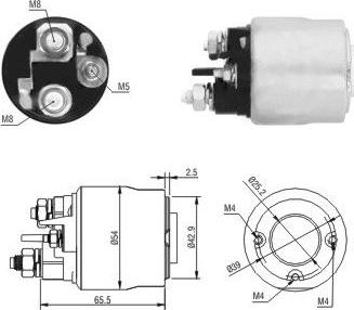 WE PARTS 471480017 - Тягове реле, стартер avtolavka.club