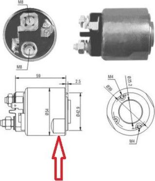 WE PARTS 471480085 - Тягове реле, стартер avtolavka.club