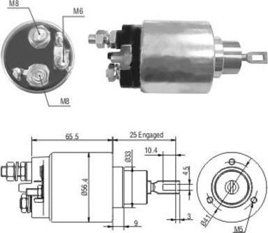 WE PARTS 471480037 - Тягове реле, стартер avtolavka.club