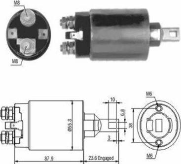 WE PARTS 471480026 - Тягове реле, стартер avtolavka.club