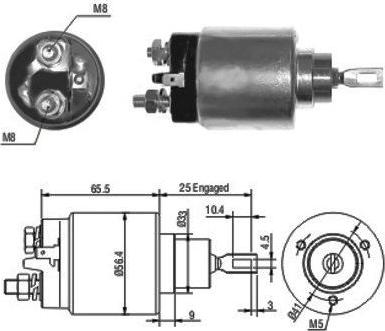 WE PARTS 471480074 - Тягове реле, стартер avtolavka.club