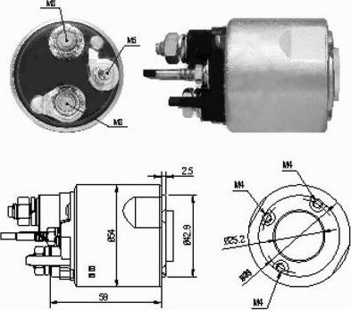 WE PARTS 471480159 - Тягове реле, стартер avtolavka.club