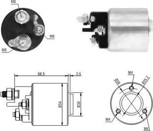 WE PARTS 471480113 - Тягове реле, стартер avtolavka.club