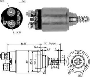 WE PARTS 471480186 - Тягове реле, стартер avtolavka.club