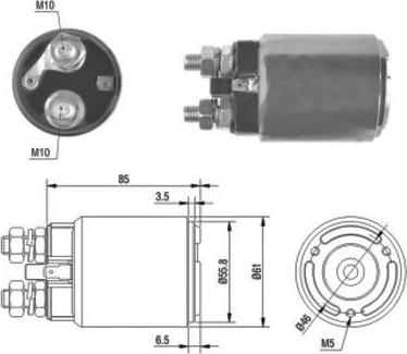 WE PARTS 471480120 - Тягове реле, стартер avtolavka.club