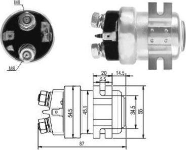 WE PARTS 471480341 - Тягове реле, стартер avtolavka.club