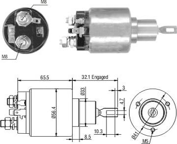 WE PARTS 471480201 - Тягове реле, стартер avtolavka.club