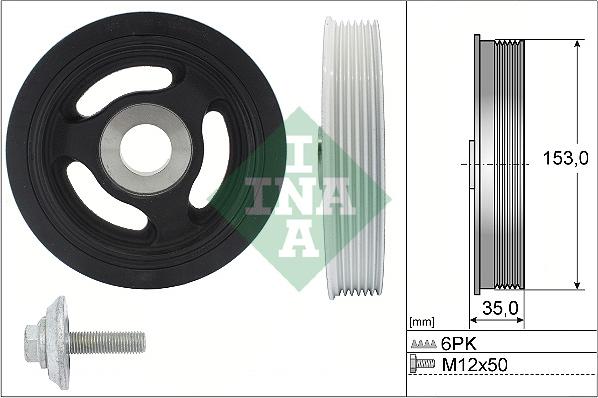 Wilmink Group WG1966389 - Ремінний шків, колінчастий вал avtolavka.club