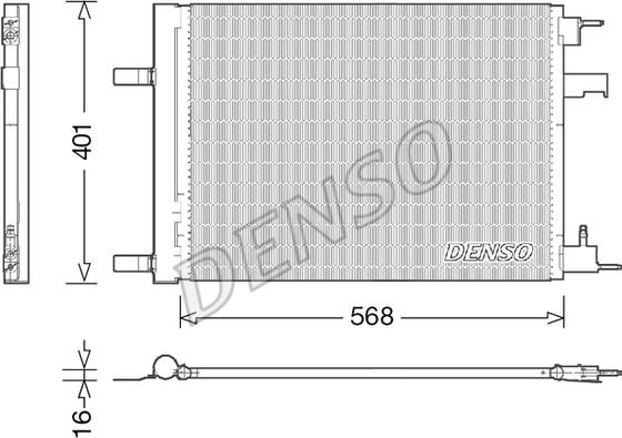 Wilmink Group WG1917307 - Конденсатор, кондиціонер avtolavka.club