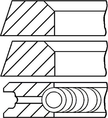 Wilmink Group WG1187289 - Комплект поршневих кілець avtolavka.club