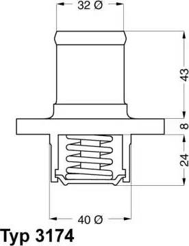 Wilmink Group WG1091591 - Термостат, охолоджуюча рідина avtolavka.club