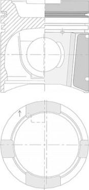 Wilmink Group WG1016409 - Ремонтний комплект, поршень / гільза циліндра avtolavka.club