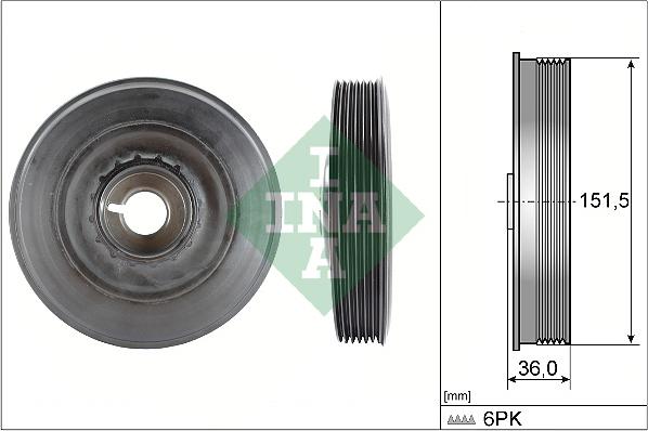 Wilmink Group WG1254405 - Ремінний шків, колінчастий вал avtolavka.club