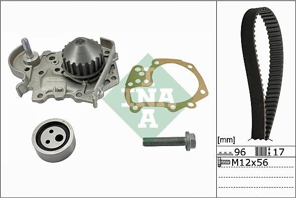 Wilmink Group WG1251411 - Водяний насос + комплект зубчатого ременя avtolavka.club