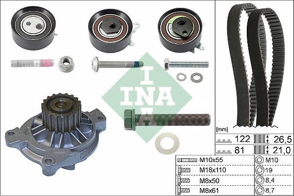 Wilmink Group WG1251869 - Водяний насос + комплект зубчатого ременя avtolavka.club