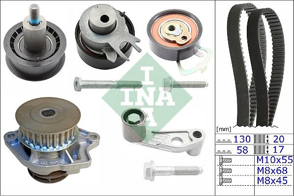 Wilmink Group WG1251251 - Водяний насос + комплект зубчатого ременя avtolavka.club