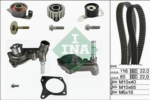 Wilmink Group WG1251282 - Водяний насос + комплект зубчатого ременя avtolavka.club