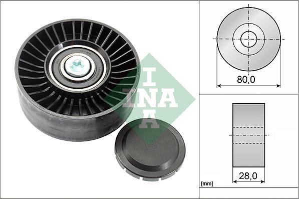 Wilmink Group WG1253036 - Паразитний / провідний ролик, поліклиновий ремінь avtolavka.club