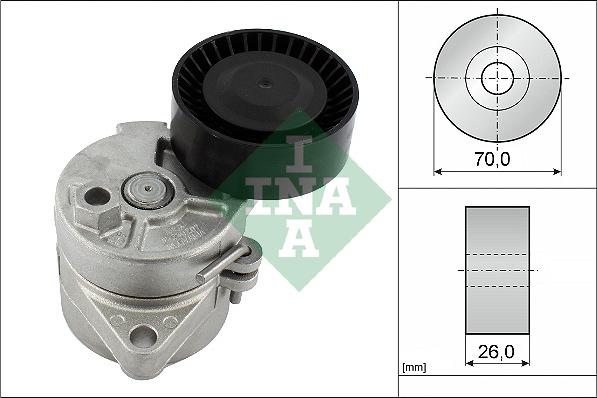 Wilmink Group WG1253350 - Натягувач ременя, клинові зуб. avtolavka.club