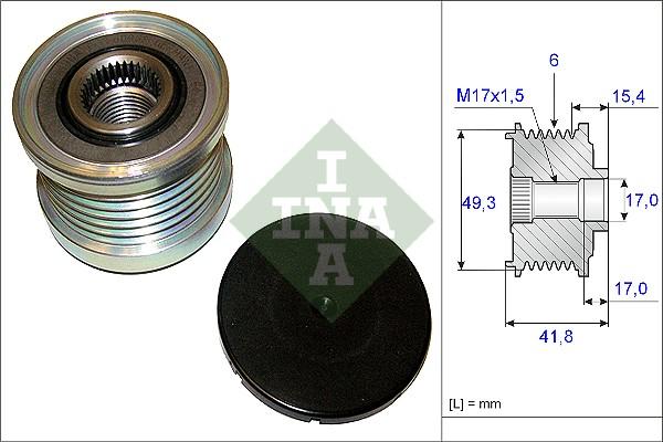 Wilmink Group WG1253765 - Ремінний шків, генератор avtolavka.club