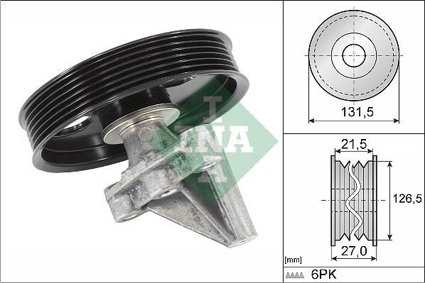 Wilmink Group WG1252903 - Паразитний / провідний ролик, поліклиновий ремінь avtolavka.club