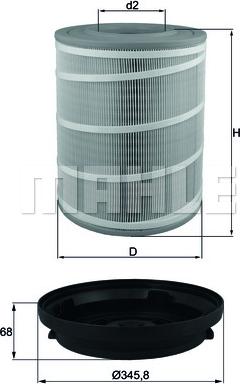 Wilmink Group WG1216467 - Повітряний фільтр avtolavka.club