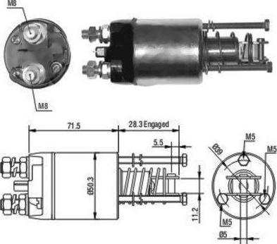 Wilmink Group WG1748251 - Тягове реле, стартер avtolavka.club