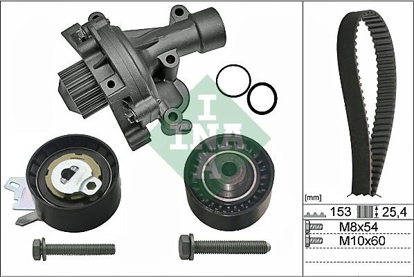 Wilmink Group WG1710044 - Водяний насос + комплект зубчатого ременя avtolavka.club