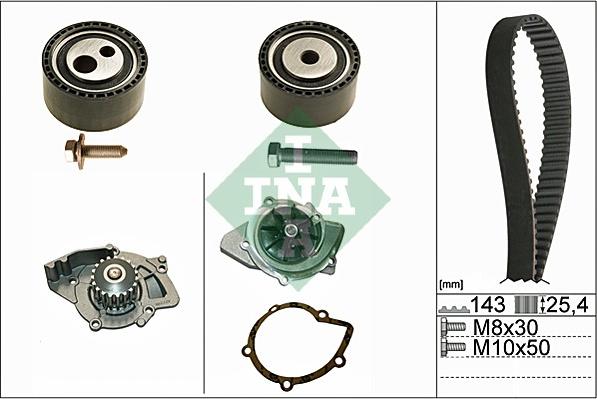 Wilmink Group WG1710042 - Водяний насос + комплект зубчатого ременя avtolavka.club