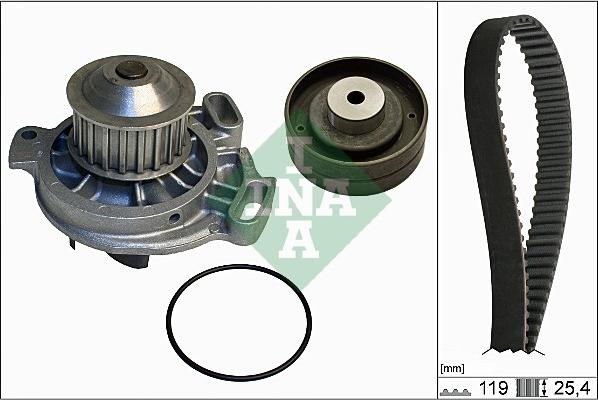 Wilmink Group WG1710014 - Водяний насос + комплект зубчатого ременя avtolavka.club