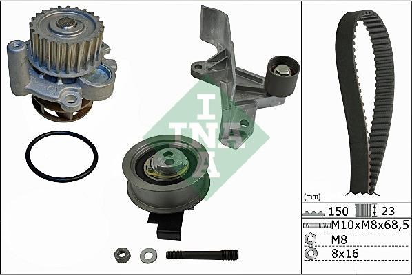 Wilmink Group WG1710237 - Водяний насос + комплект зубчатого ременя avtolavka.club