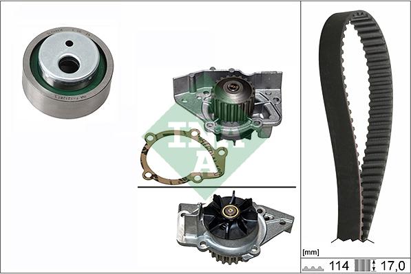 Wilmink Group WG1780526 - Водяний насос + комплект зубчатого ременя avtolavka.club