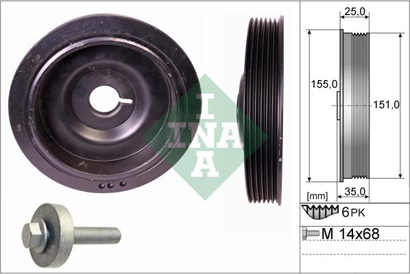 Wilmink Group WG1781157 - Ремінний шків, колінчастий вал avtolavka.club