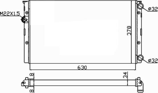 Wilmink Group WG1721323 - Радіатор, охолодження двигуна avtolavka.club