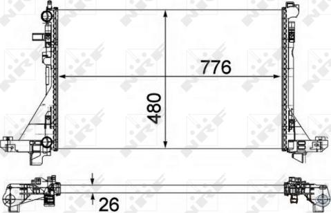 Wilmink Group WG1723433 - Радіатор, охолодження двигуна avtolavka.club