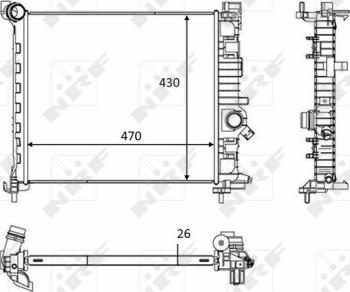 Wilmink Group WG1723424 - Радіатор, охолодження двигуна avtolavka.club