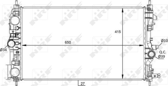 Wilmink Group WG1723617 - Радіатор, охолодження двигуна avtolavka.club