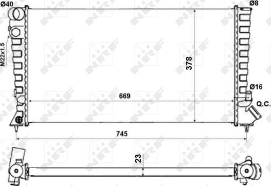 Wilmink Group WG1723185 - Радіатор, охолодження двигуна avtolavka.club