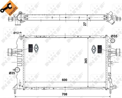 Wilmink Group WG1723304 - Радіатор, охолодження двигуна avtolavka.club