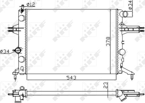 Wilmink Group WG1722465 - Радіатор, охолодження двигуна avtolavka.club