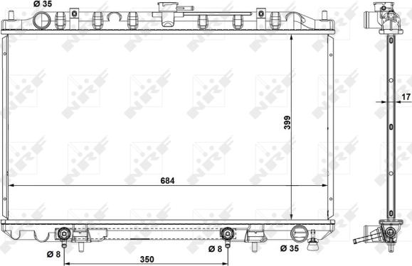 Wilmink Group WG1722520 - Радіатор, охолодження двигуна avtolavka.club