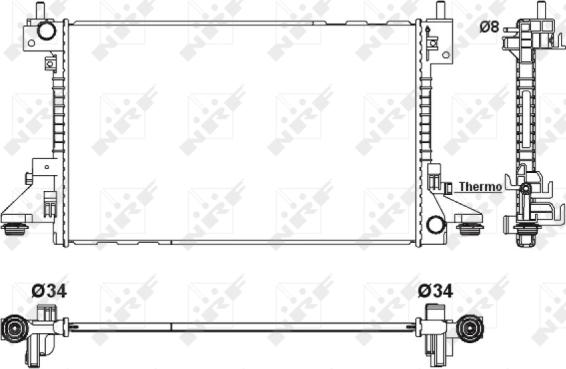 Wilmink Group WG1722096 - Радіатор, охолодження двигуна avtolavka.club