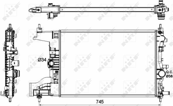 Wilmink Group WG1722084 - Радіатор, охолодження двигуна avtolavka.club