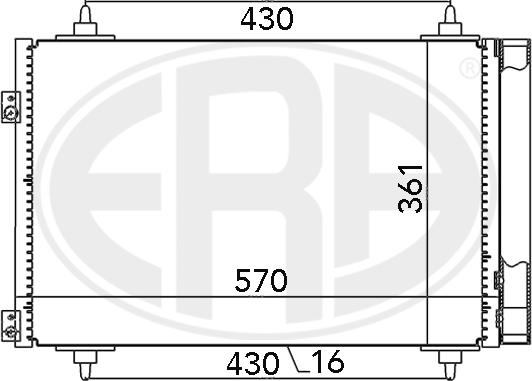 Wilmink Group WG2016623 - Конденсатор, кондиціонер avtolavka.club