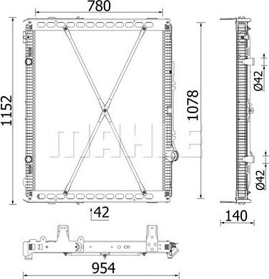 Wilmink Group WG2193165 - Радіатор, охолодження двигуна avtolavka.club