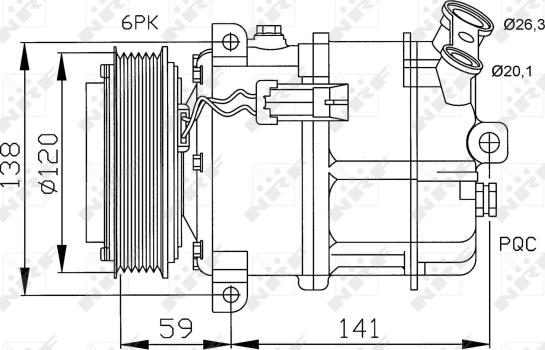 Wilmink Group WG2159199 - Компресор, кондиціонер avtolavka.club